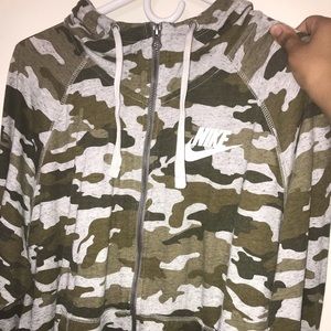 Woman’s Camouflage Nike Hoodie